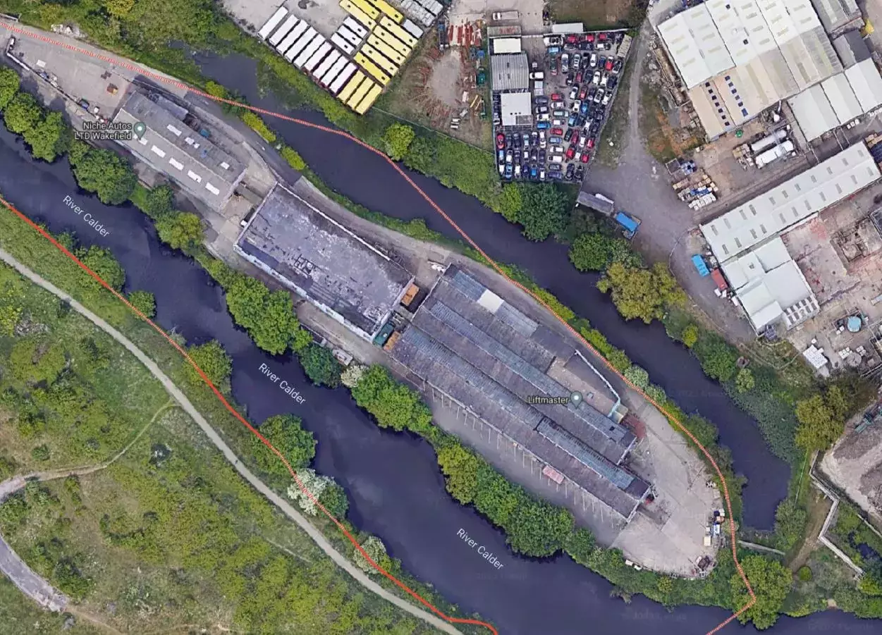 Top view of Overcladded roof tops