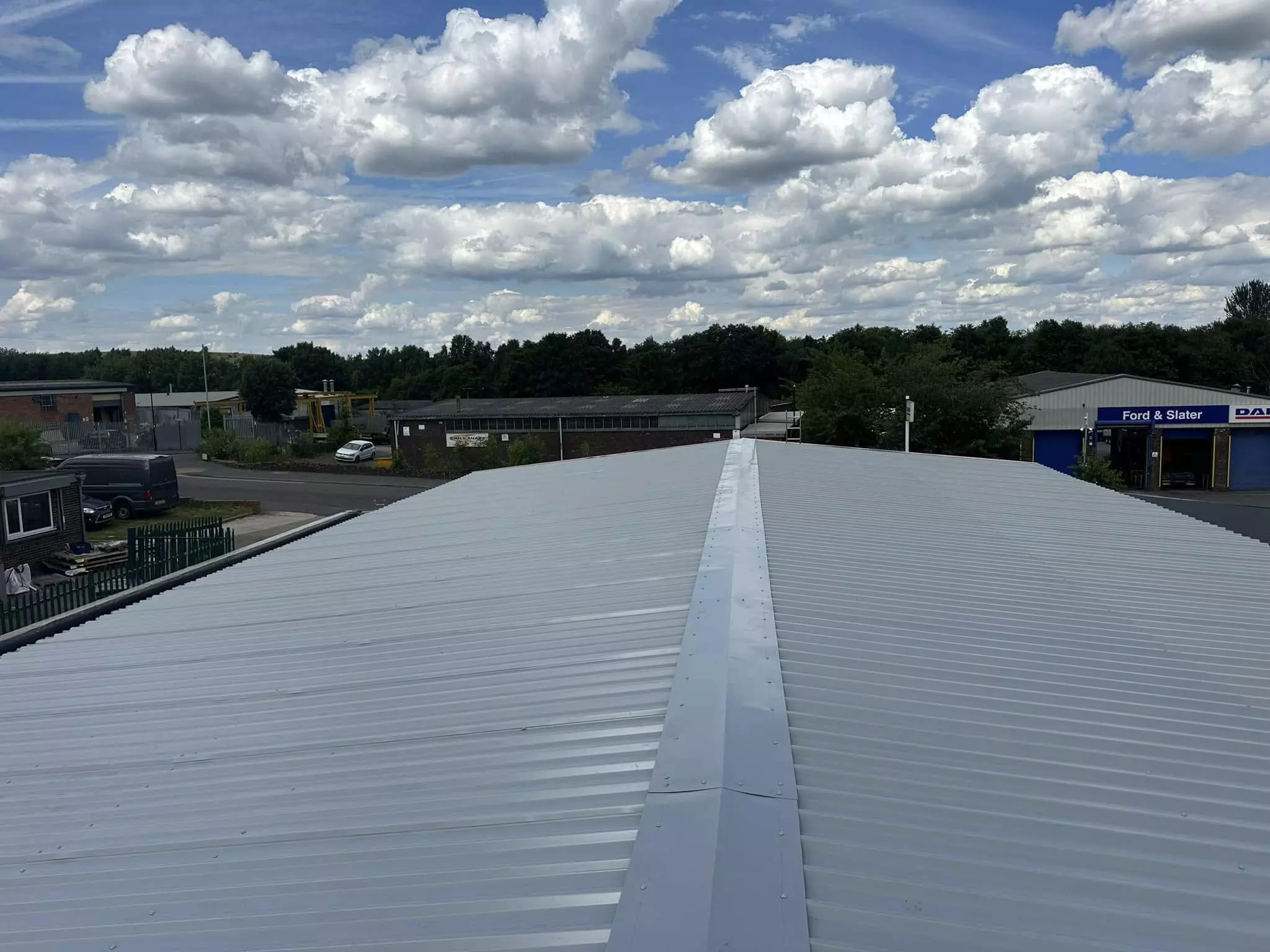 Roof overcladding in Sheffield